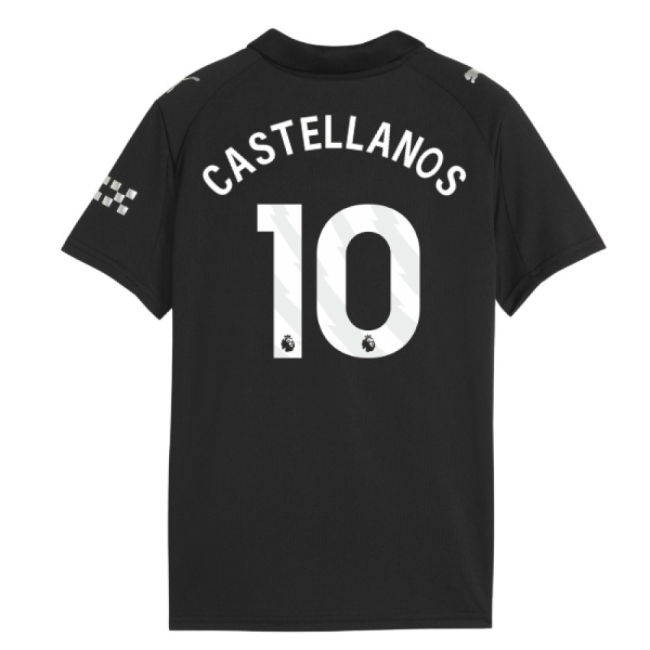 2025-2026 Man City Away Shirt (Kids) (Castellanos 10)