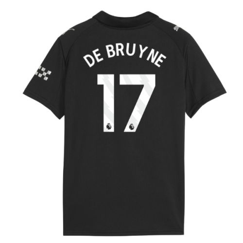 2025-2026 Man City Away Shirt (Kids) (De Bruyne 17)