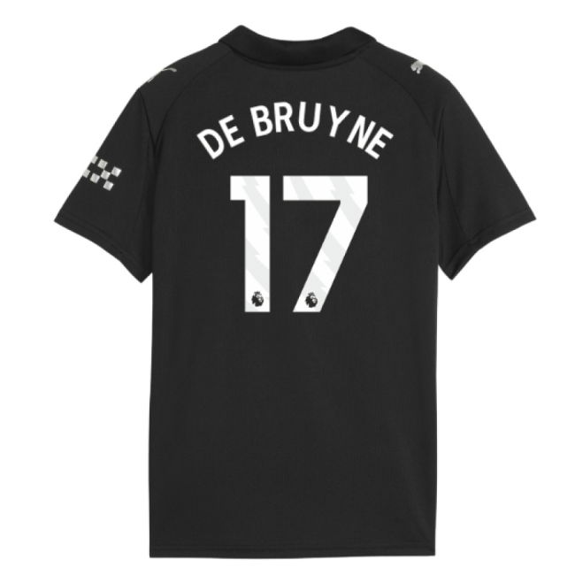 2025-2026 Man City Away Shirt (Kids) (De Bruyne 17)