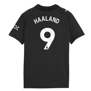 2025-2026 Man City Away Shirt (Kids) (Haaland 9)