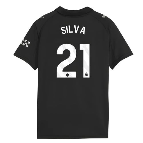 2025-2026 Man City Away Shirt (Kids) (Silva 21)