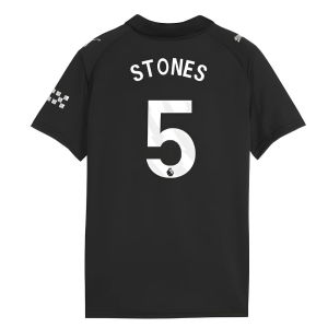 2025-2026 Man City Away Shirt (Kids) (Stones 5)