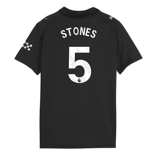 2025-2026 Man City Away Shirt (Kids) (Stones 5)