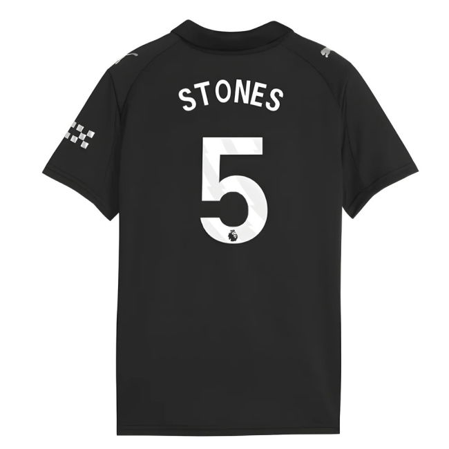 2025-2026 Man City Away Shirt (Kids) (Stones 5)