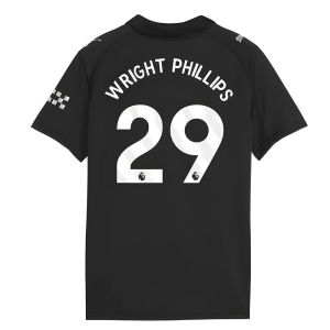 2025-2026 Man City Away Shirt (Kids) (Wright Phillips 29)