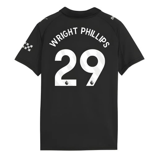 2025-2026 Man City Away Shirt (Kids) (Wright Phillips 29)