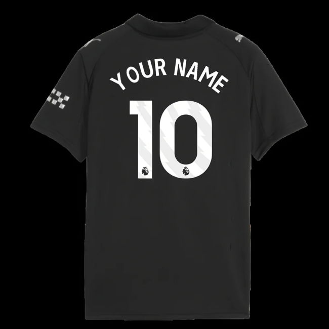 2025-2026 Man City Away Shirt (Kids) (Your Name)