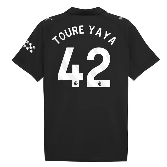 2025-2026 Man City Away Shirt (Toure Yaya 42)