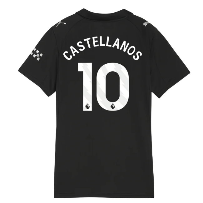 2025-2026 Man City Away Shirt (Womens) (Castellanos 10)