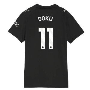 2025-2026 Man City Away Shirt (Womens) (Doku 11)