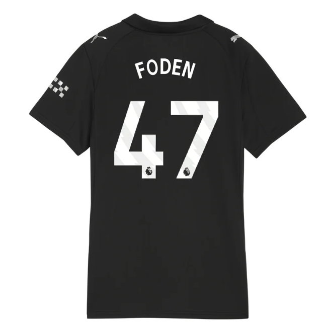 2025-2026 Man City Away Shirt (Womens) (Foden 47)