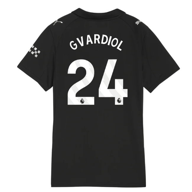 2025-2026 Man City Away Shirt (Womens) (Gvardiol 24)