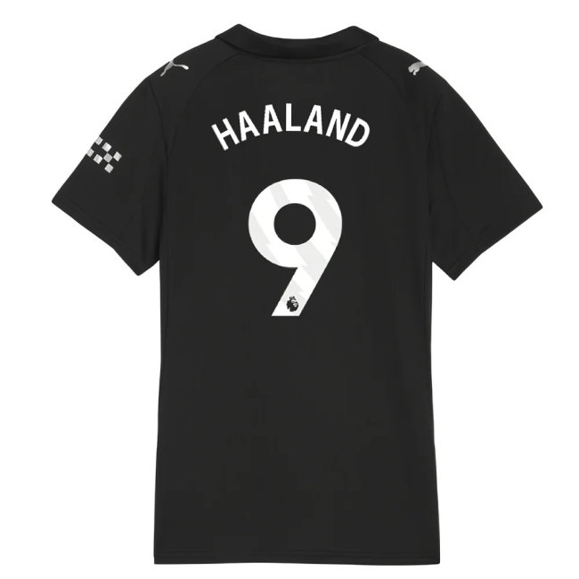 2025-2026 Man City Away Shirt (Womens) (Haaland 9)