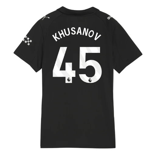 2025-2026 Man City Away Shirt (Womens) (Khusanov 45)