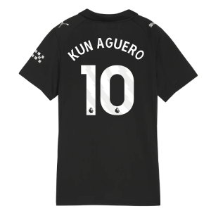 2025-2026 Man City Away Shirt (Womens) (Kun Aguero 10)