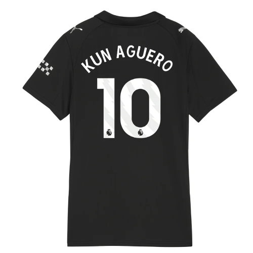 2025-2026 Man City Away Shirt (Womens) (Kun Aguero 10)