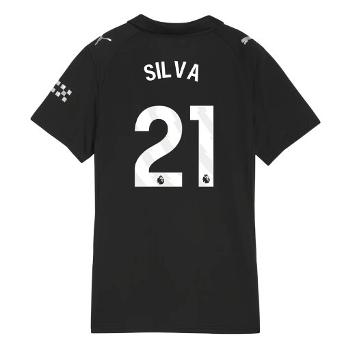 2025-2026 Man City Away Shirt (Womens) (Silva 21)