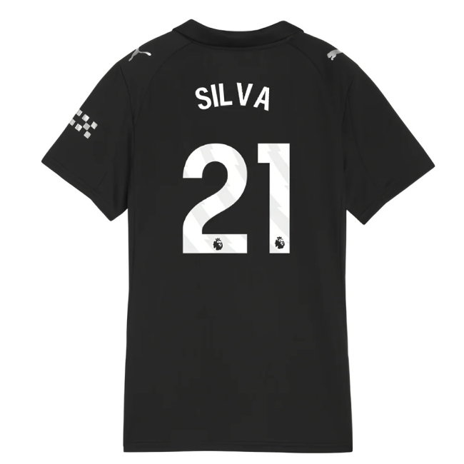 2025-2026 Man City Away Shirt (Womens) (Silva 21)