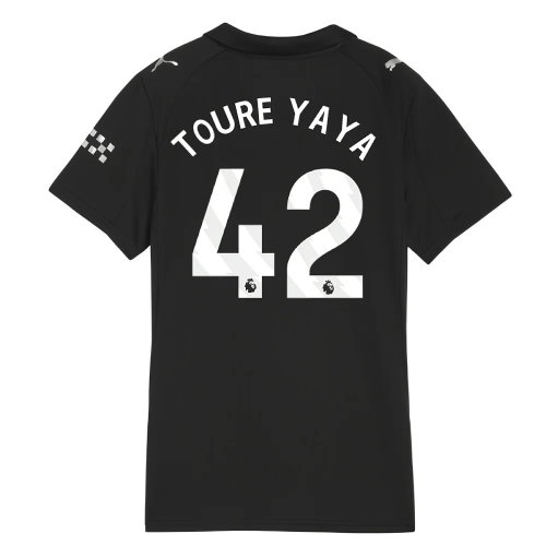 2025-2026 Man City Away Shirt (Womens) (Toure Yaya 42)