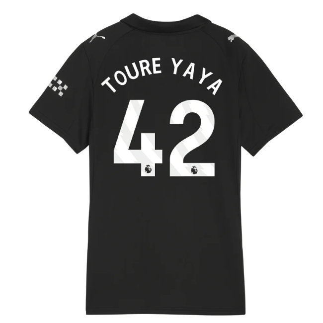2025-2026 Man City Away Shirt (Womens) (Toure Yaya 42)