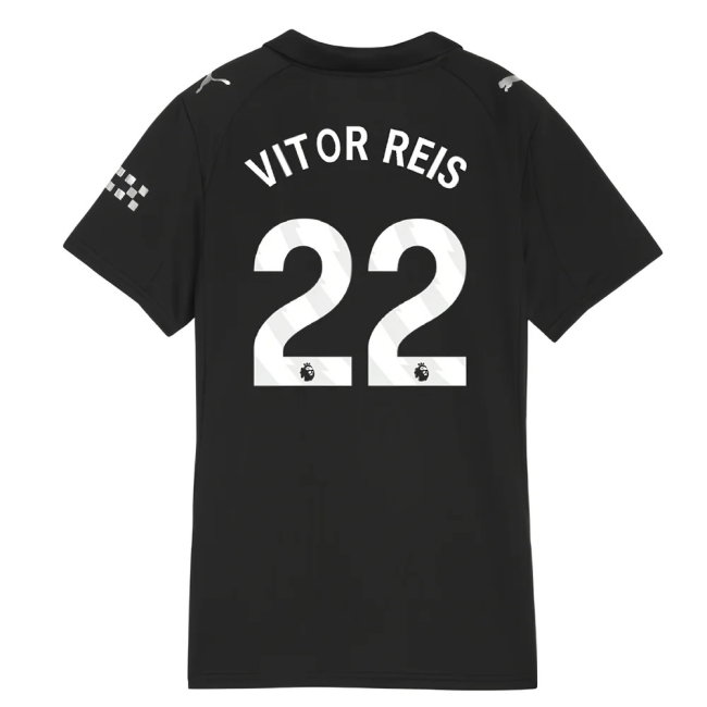 2025-2026 Man City Away Shirt (Womens) (Vitor Reis 22)