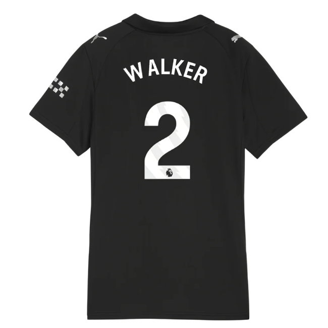 2025-2026 Man City Away Shirt (Womens) (Walker 2)