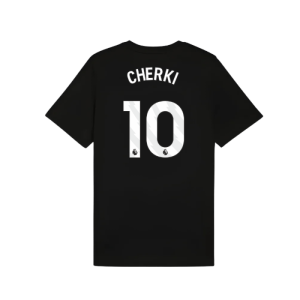 2025-2026 Man City FtblESS Tee (Black) (Cherki 10)