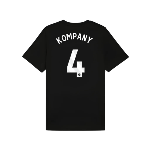 2025-2026 Man City FtblESS Tee (Black) (Kompany 4)