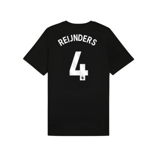 2025-2026 Man City FtblESS Tee (Black) (Reijnders 4)