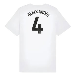 2025-2026 Man City FtblESS Tee (White) - Kids (Aleixandri 4)