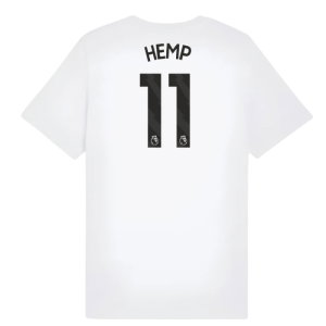 2025-2026 Man City FtblESS Tee (White) - Kids (Hemp 11)