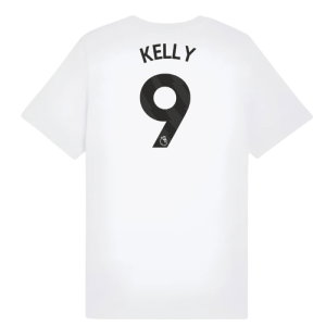 2025-2026 Man City FtblESS Tee (White) - Kids (Kelly 9)