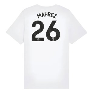 2025-2026 Man City FtblESS Tee (White) - Kids (Mahrez 26)