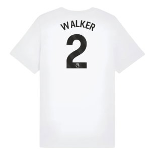 2025-2026 Man City FtblESS Tee (White) - Kids (Walker 2)