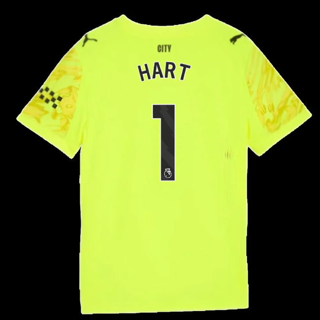 2025-2026 Man City Goalkeeper Third Shirt (Yellow) - Kids (Hart 1)