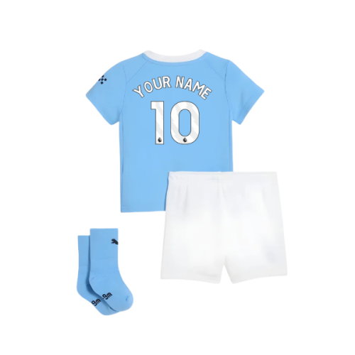 2025-2026 Man City Home Baby Kit (Your Name)