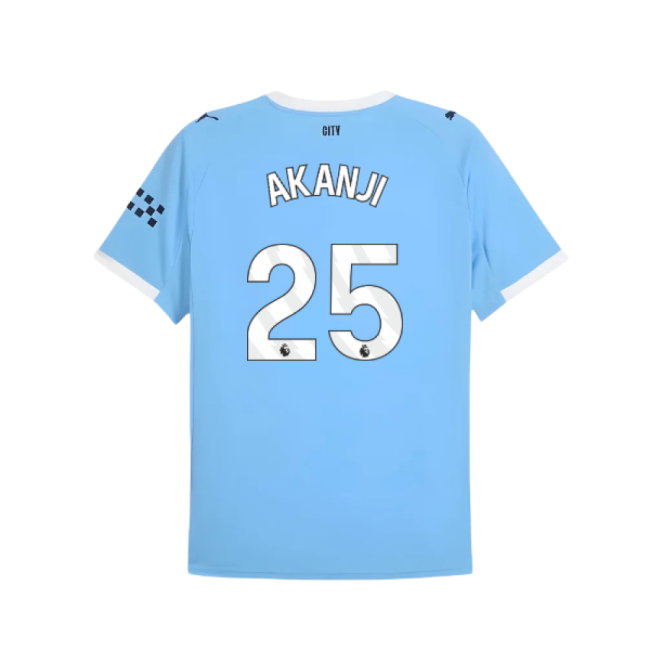 2025-2026 Man City Home Shirt (Akanji 25)