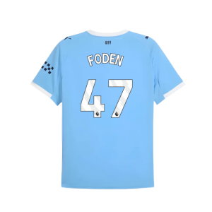 2025-2026 Man City Home Shirt (Foden 47)
