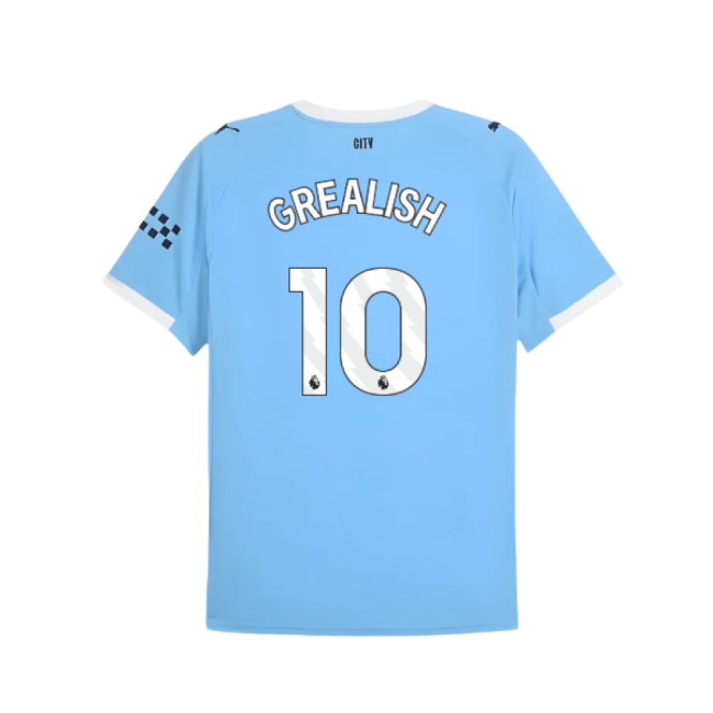 2025-2026 Man City Home Shirt (Grealish 10)