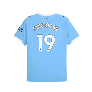 2025-2026 Man City Home Shirt (Gundogan 19)