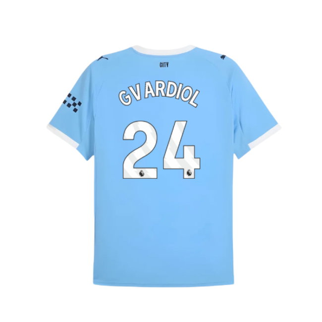 2025-2026 Man City Home Shirt (Gvardiol 24)