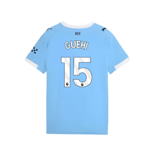 2025-2026 Man City Home Shirt (Kids) (Guehi 15)