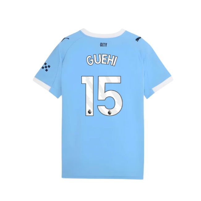 2025-2026 Man City Home Shirt (Kids) (Guehi 15)
