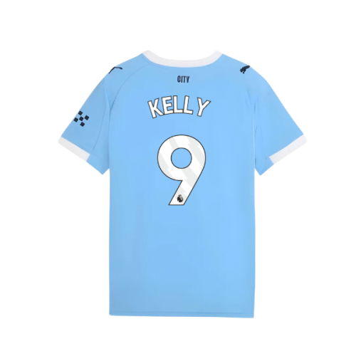 2025-2026 Man City Home Shirt (Kids) (Kelly 9)
