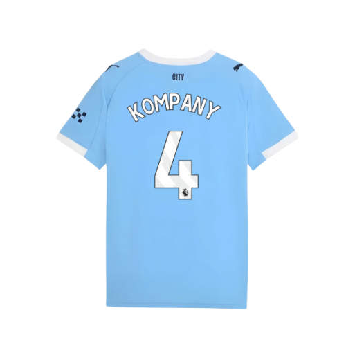 2025-2026 Man City Home Shirt (Kids) (Kompany 4)