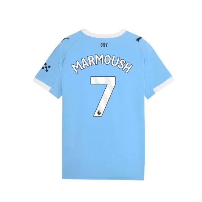 2025-2026 Man City Home Shirt (Kids) (Marmoush 7)