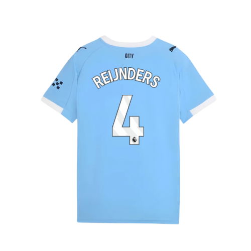 2025-2026 Man City Home Shirt (Kids) (Reijnders 4)