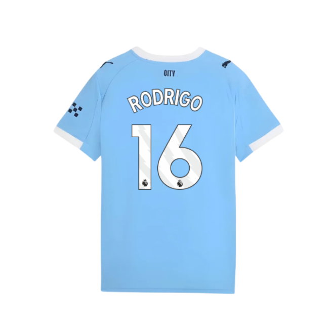 2025-2026 Man City Home Shirt (Kids) (Rodrigo 16)