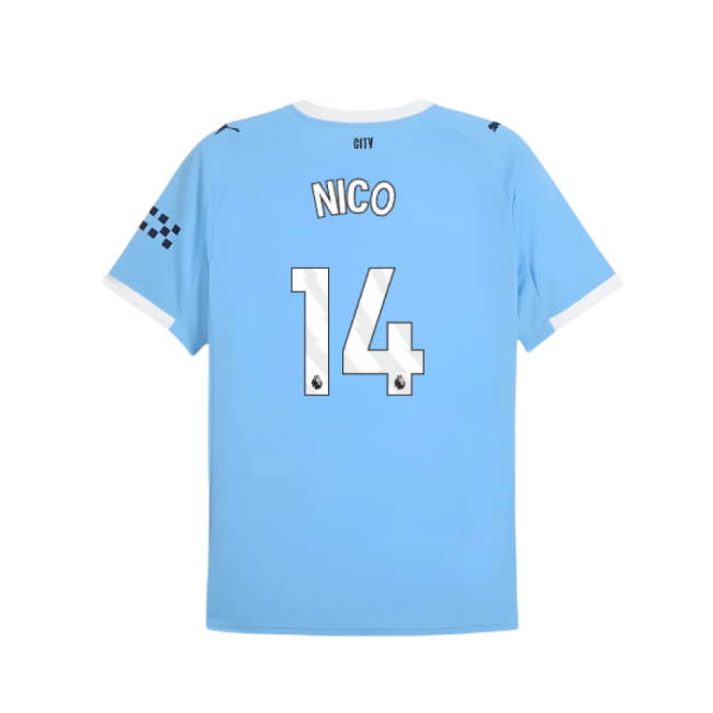 2025-2026 Man City Home Shirt (Nico 14)