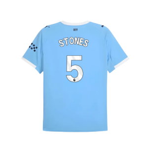 2025-2026 Man City Home Shirt (Stones 5)